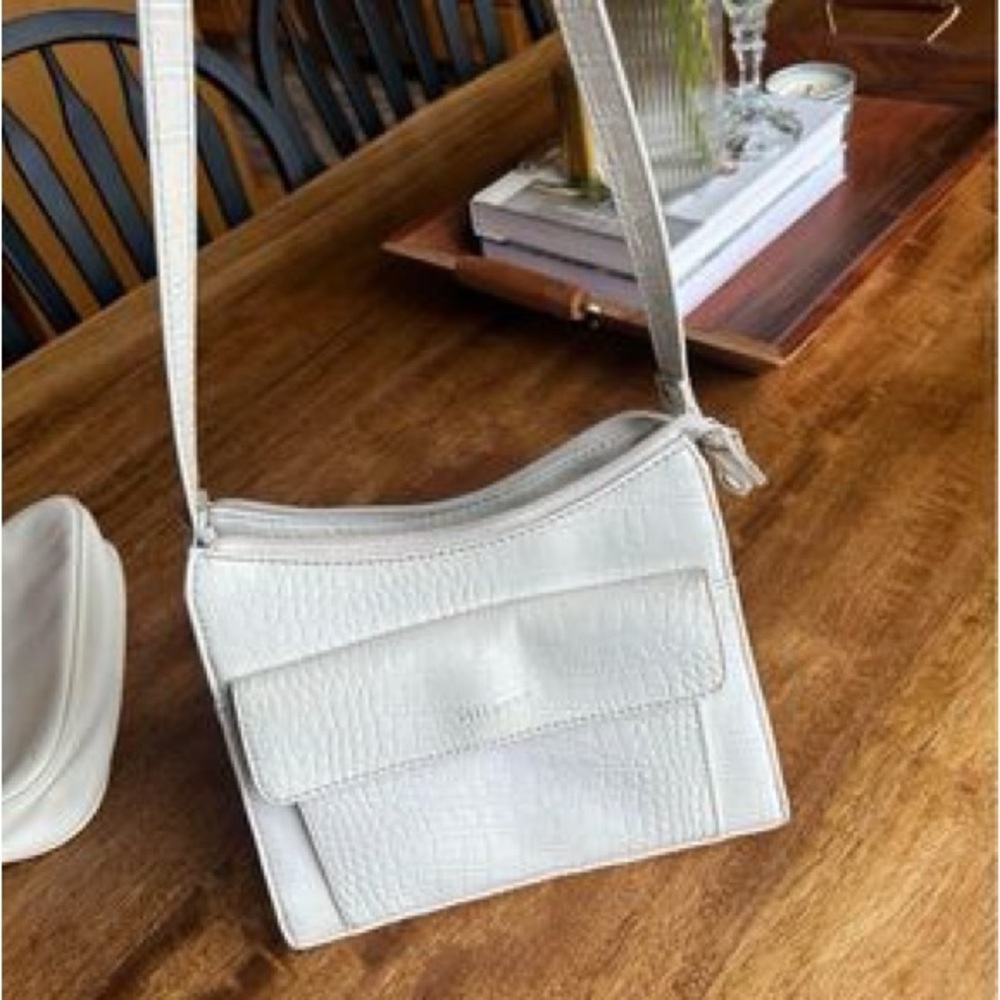 White Leather Purse